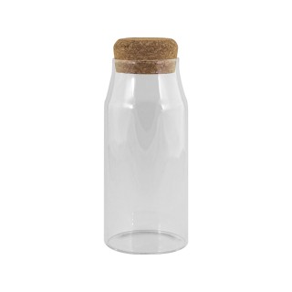 Botella borosilicato con tapón de corcho 600 ml.